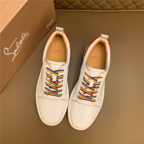 Replica Christian Louboutin CL Casual Shoes For Men #814555 $88.00 USD for Wholesale