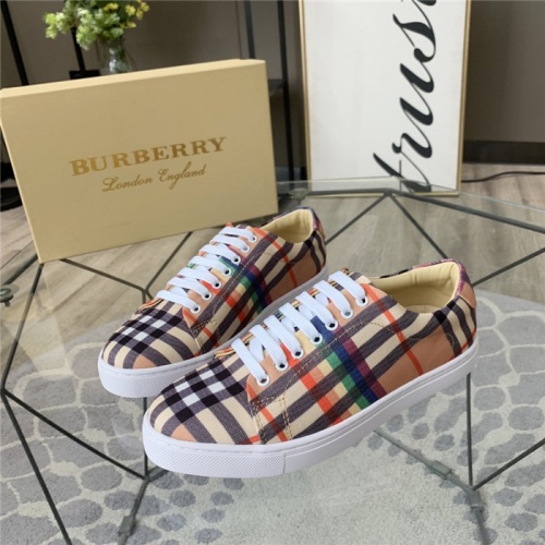 Burberry Casual Shoes For Men #814583 $72.00 USD, Wholesale Replica Burberry Casual Shoes