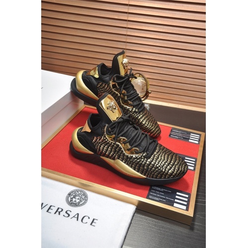 Versace Casual Shoes For Men #814640 $82.00 USD, Wholesale Replica Versace Casual Shoes
