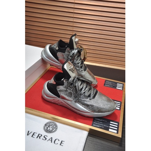 Versace Casual Shoes For Men #814643 $82.00 USD, Wholesale Replica Versace Casual Shoes