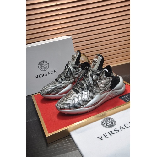 Replica Versace Casual Shoes For Men #814643 $82.00 USD for Wholesale