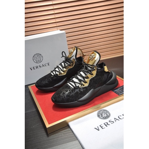 Replica Versace Casual Shoes For Men #814644 $82.00 USD for Wholesale