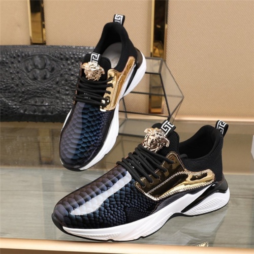 Versace Casual Shoes For Men #814663 $82.00 USD, Wholesale Replica Versace Casual Shoes