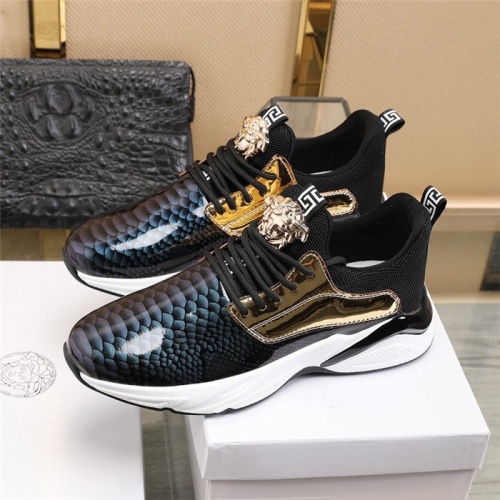 Replica Versace Casual Shoes For Men #814663 $82.00 USD for Wholesale