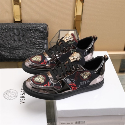 Replica Versace Casual Shoes For Men #814665 $85.00 USD for Wholesale