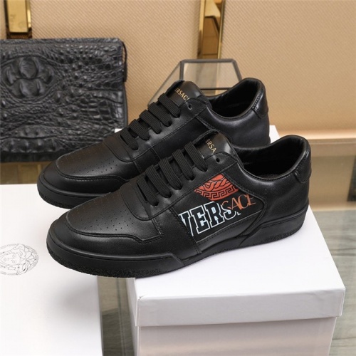 Replica Versace Casual Shoes For Men #814667 $82.00 USD for Wholesale