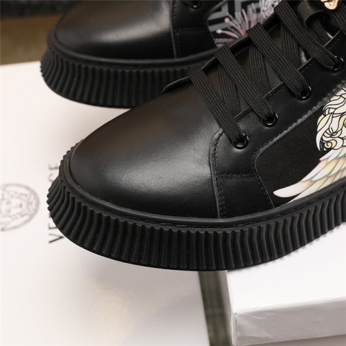 Replica Versace High Tops Shoes For Men #814680 $85.00 USD for Wholesale