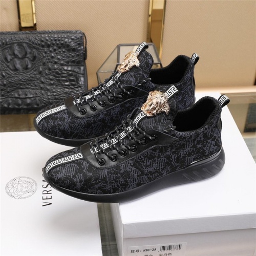 Replica Versace Casual Shoes For Men #814690 $80.00 USD for Wholesale