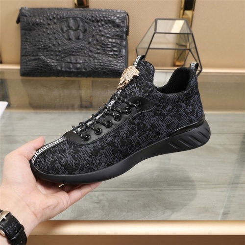 Replica Versace Casual Shoes For Men #814690 $80.00 USD for Wholesale