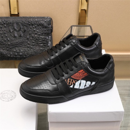 Replica Versace Casual Shoes For Men #814693 $82.00 USD for Wholesale