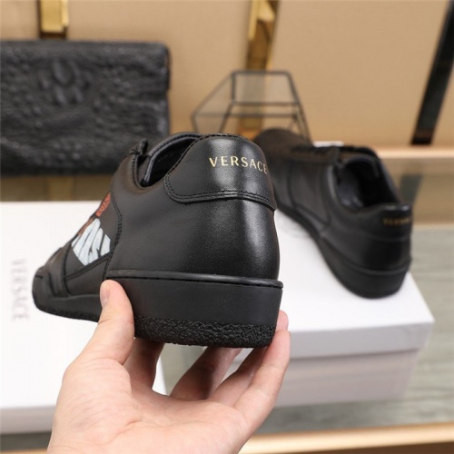 Replica Versace Casual Shoes For Men #814693 $82.00 USD for Wholesale