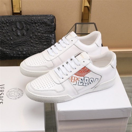 Replica Versace Casual Shoes For Men #814694 $82.00 USD for Wholesale