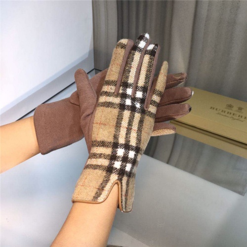Replica Burberry Gloves For Women #814817 $38.00 USD for Wholesale
