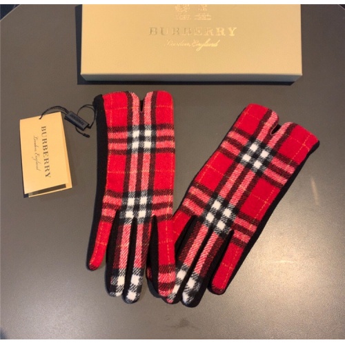 Replica Burberry Gloves For Women #814822 $40.00 USD for Wholesale