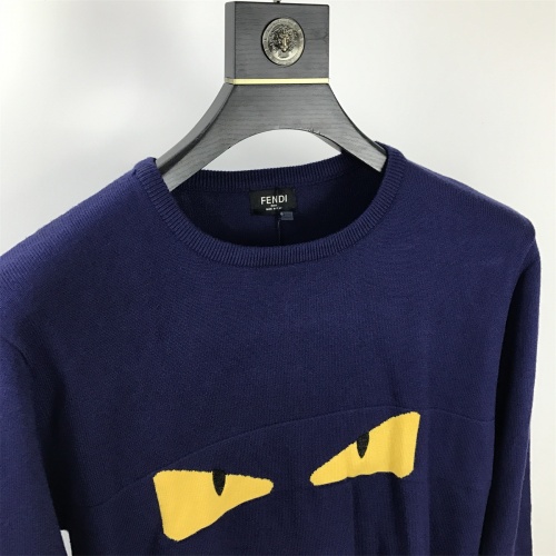Replica Fendi Sweaters Long Sleeved For Men #814847 $34.00 USD for Wholesale