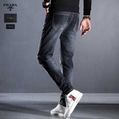 Replica Prada Jeans For Men #814999 $45.00 USD for Wholesale