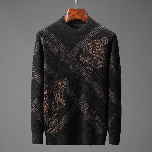 Versace Sweaters Long Sleeved For Men #815051 $52.00 USD, Wholesale Replica Versace Sweaters