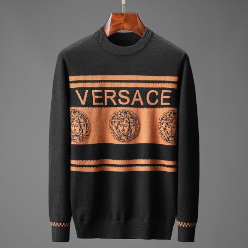 Versace Sweaters Long Sleeved For Men #815052 $52.00 USD, Wholesale Replica Versace Sweaters