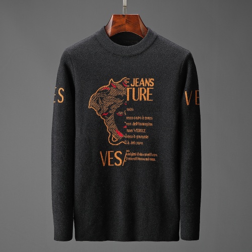 Versace Sweaters Long Sleeved For Men #815053 $52.00 USD, Wholesale Replica Versace Sweaters