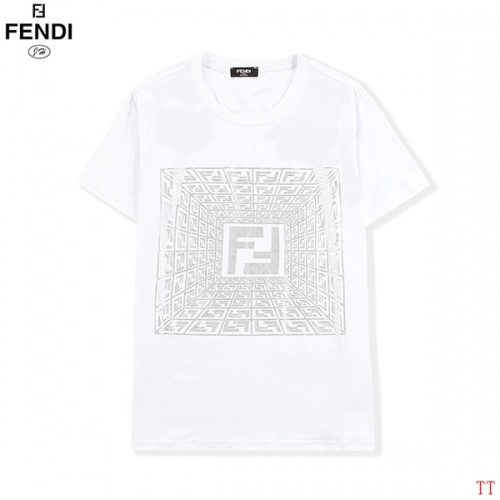 Fendi T-Shirts Short Sleeved For Men #815093 $27.00 USD, Wholesale Replica Fendi T-Shirts