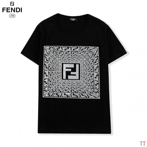 Fendi T-Shirts Short Sleeved For Men #815094 $27.00 USD, Wholesale Replica Fendi T-Shirts