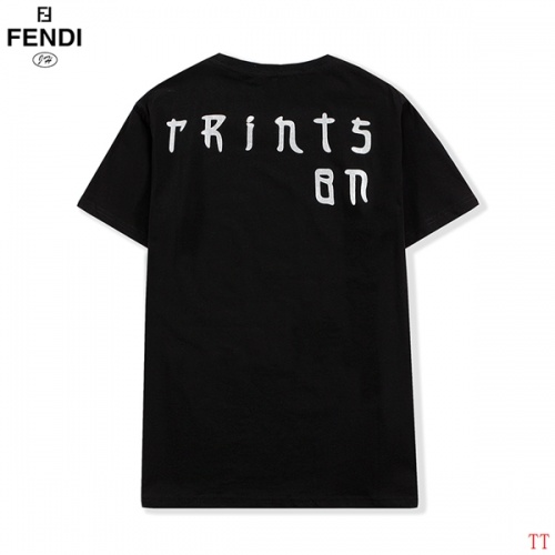 Replica Fendi T-Shirts Short Sleeved For Men #815094 $27.00 USD for Wholesale