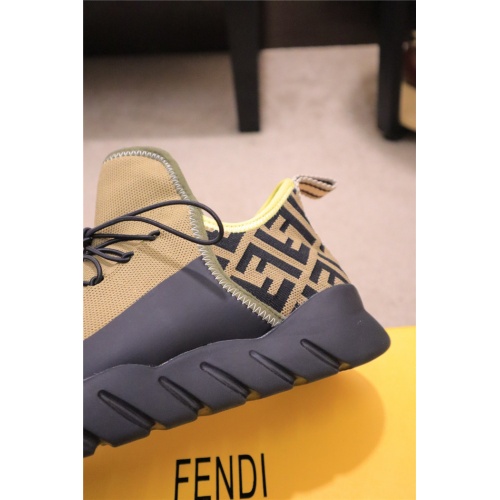 Replica Fendi Casual Shoes For Men #815305 $80.00 USD for Wholesale