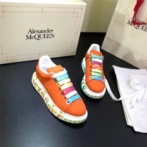 Replica Alexander McQueen Casual Shoes For Women #815317 $92.00 USD for Wholesale