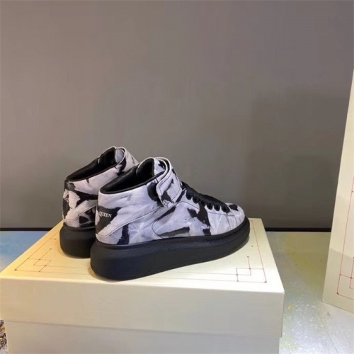 Replica Alexander McQueen High Tops Shoes For Women #815322 $105.00 USD for Wholesale