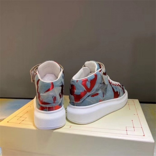 Replica Alexander McQueen High Tops Shoes For Women #815326 $105.00 USD for Wholesale