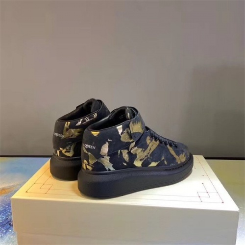 Replica Alexander McQueen High Tops Shoes For Women #815333 $105.00 USD for Wholesale