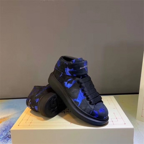 Replica Alexander McQueen High Tops Shoes For Women #815337 $105.00 USD for Wholesale
