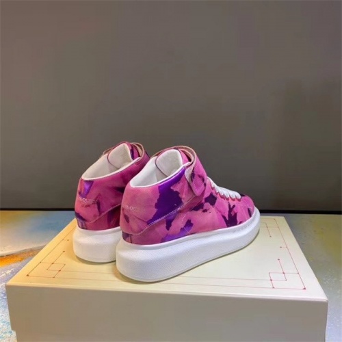 Replica Alexander McQueen High Tops Shoes For Women #815338 $105.00 USD for Wholesale