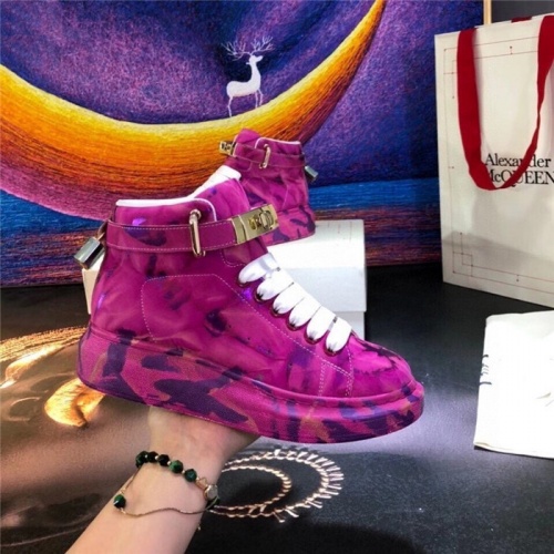 Replica Alexander McQueen High Tops Shoes For Women #815339 $115.00 USD for Wholesale