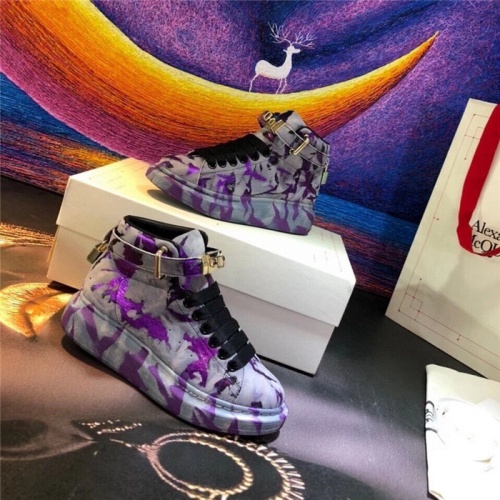 Replica Alexander McQueen High Tops Shoes For Women #815340 $115.00 USD for Wholesale