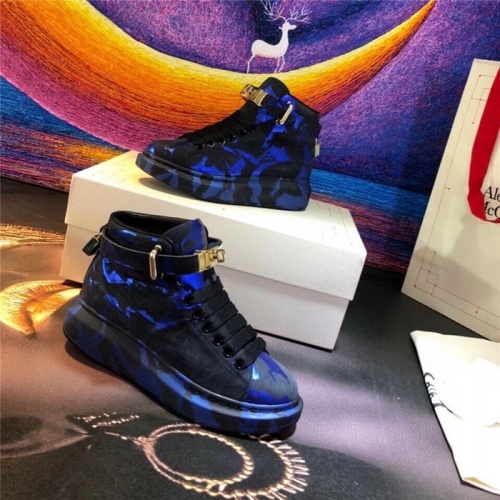 Replica Alexander McQueen High Tops Shoes For Women #815351 $115.00 USD for Wholesale