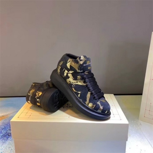 Replica Alexander McQueen High Tops Shoes For Men #815391 $105.00 USD for Wholesale