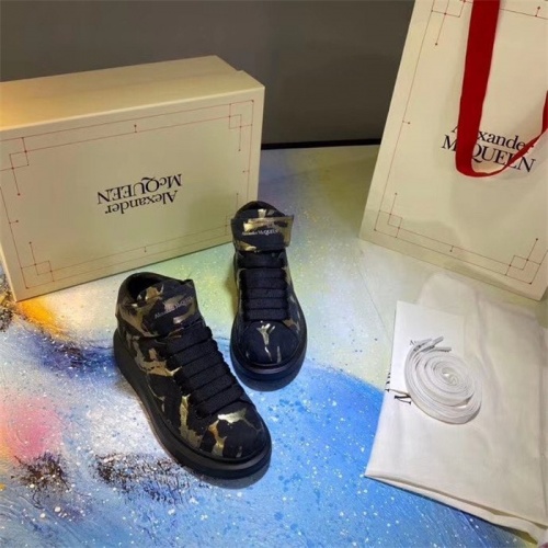 Replica Alexander McQueen High Tops Shoes For Men #815391 $105.00 USD for Wholesale