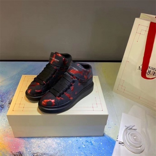 Replica Alexander McQueen High Tops Shoes For Men #815398 $105.00 USD for Wholesale