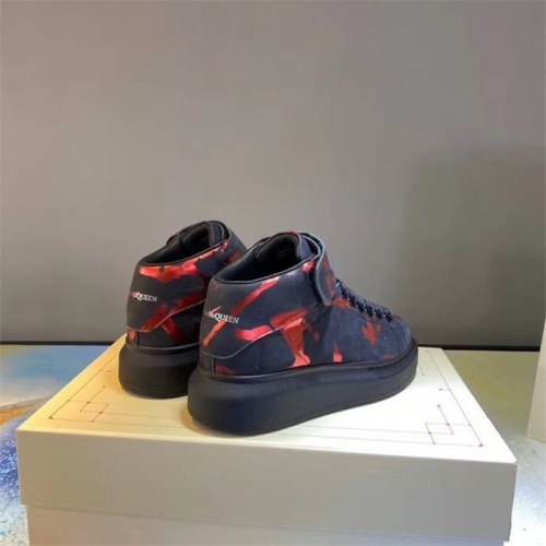 Replica Alexander McQueen High Tops Shoes For Men #815398 $105.00 USD for Wholesale