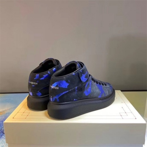 Replica Alexander McQueen High Tops Shoes For Men #815400 $105.00 USD for Wholesale