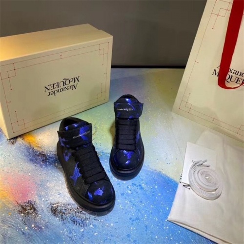 Replica Alexander McQueen High Tops Shoes For Men #815400 $105.00 USD for Wholesale