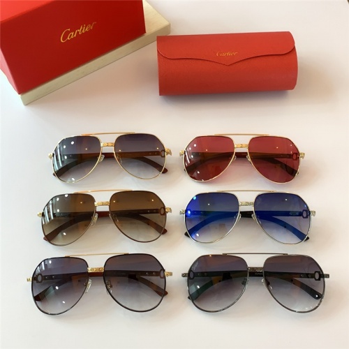 Replica Cartier AAA Quality Sunglasses #815417 $45.00 USD for Wholesale
