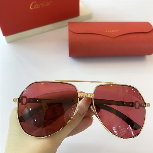 Cartier AAA Quality Sunglasses #815421 $45.00 USD, Wholesale Replica Cartier AAA Quality Sunglassess