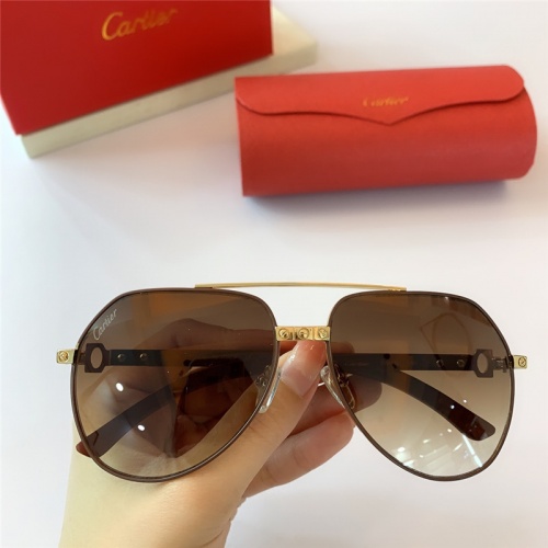 Cartier AAA Quality Sunglasses #815422 $45.00 USD, Wholesale Replica Cartier AAA Quality Sunglassess