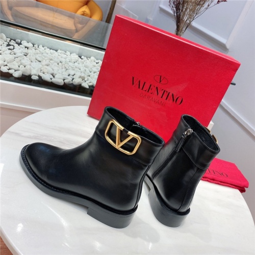 Replica Valentino Boots For Women #815445 $100.00 USD for Wholesale