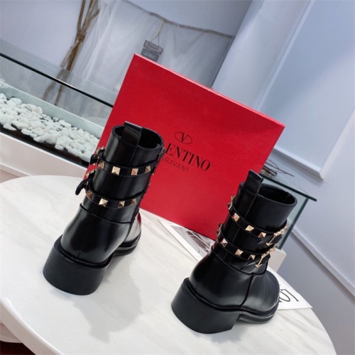 Replica Valentino Boots For Women #815447 $100.00 USD for Wholesale