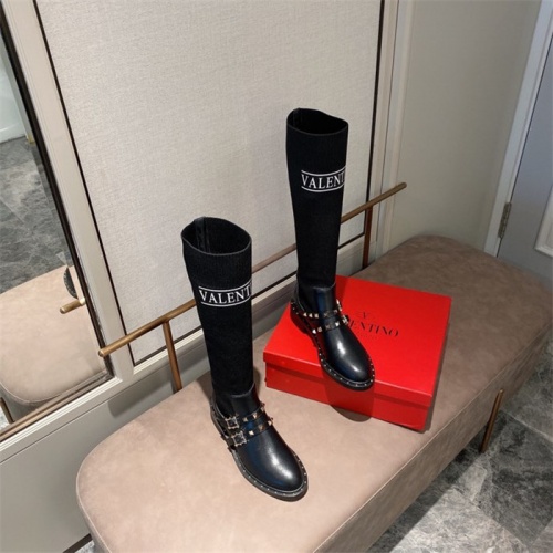 Replica Valentino Boots For Women #815467 $105.00 USD for Wholesale