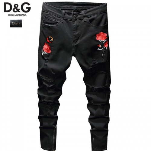 Dolce &amp; Gabbana D&amp;G Jeans For Men #815574 $48.00 USD, Wholesale Replica Dolce &amp; Gabbana D&amp;G Jeans