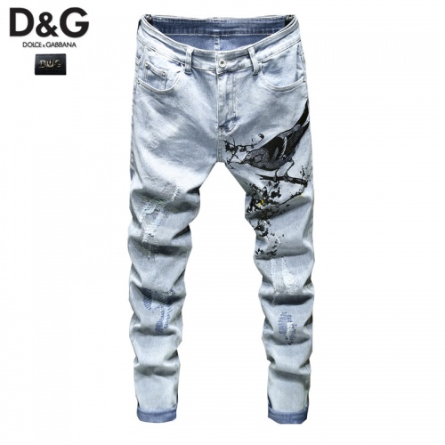 Dolce &amp; Gabbana D&amp;G Jeans For Men #815577 $48.00 USD, Wholesale Replica Dolce &amp; Gabbana D&amp;G Jeans